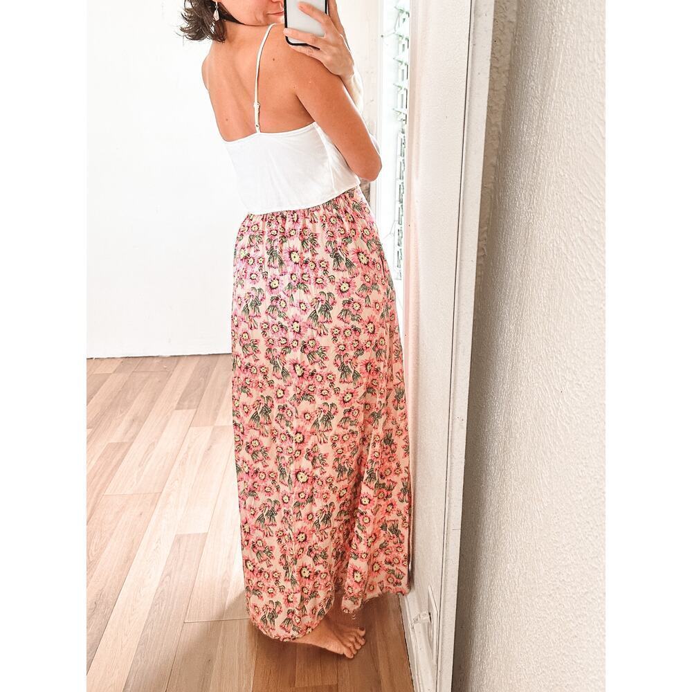 Tori Praver Cactus Flower Orchid skirt Size 2 - Picture 4 of 11